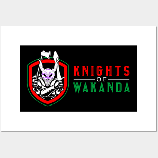 Knights of wakanda horizontal Posters and Art